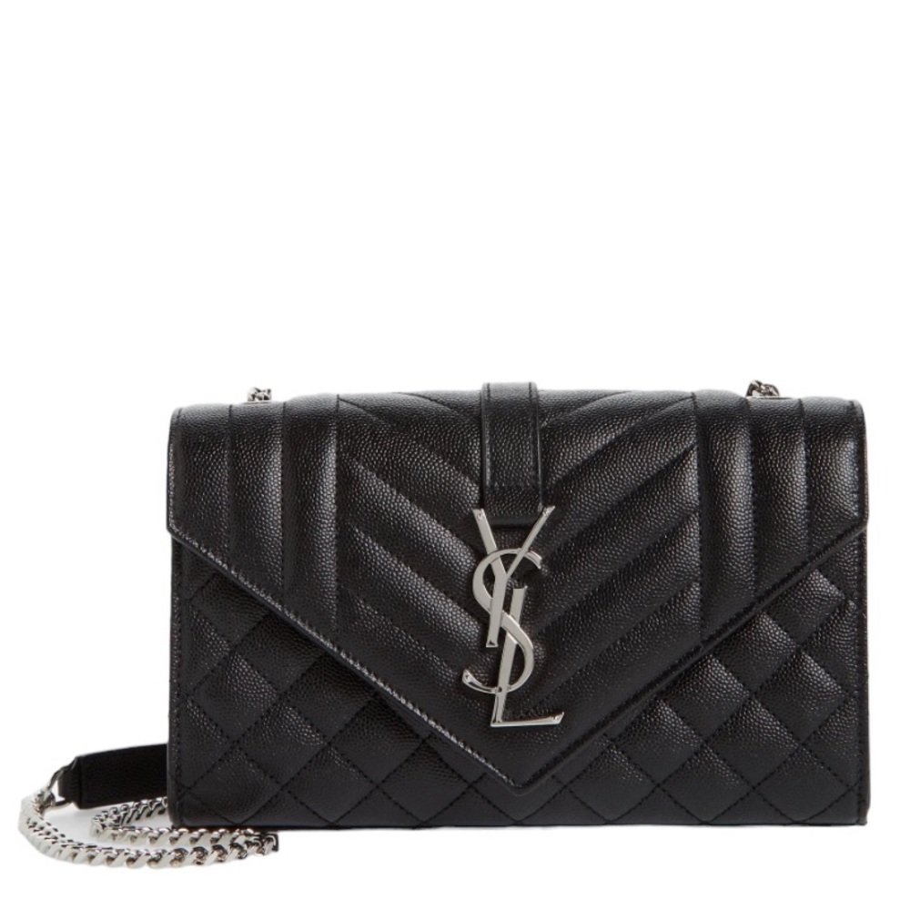 ❌ SOLD‼️ Saint Laurent Small Envelope Calfskin Leather Crossbody Bag